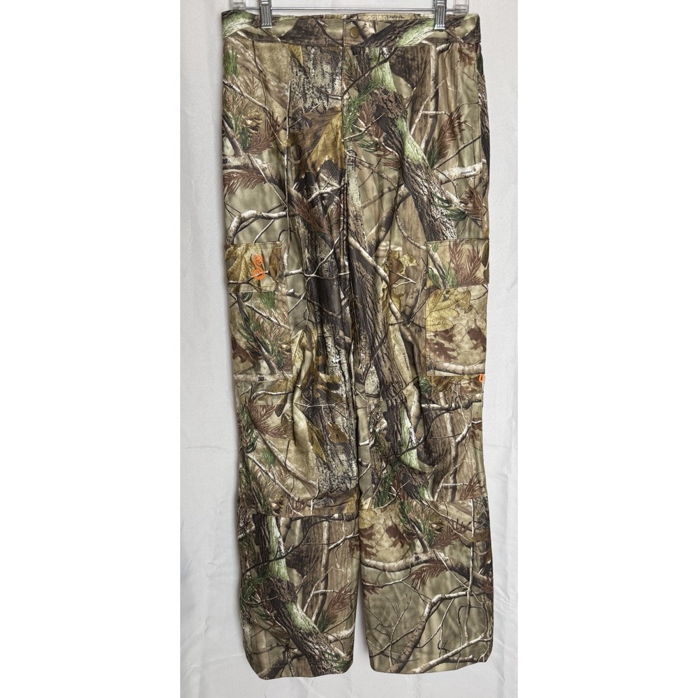 SHE Camo Realtree AP HD Hunting Pants Womens Small Insulated Cargo Snap Leg NWT